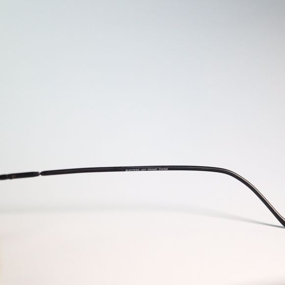 Success Oval black slim frame eyeglasses SS-207 50-18 135 Mat Black eyewear N14 - Picture 6 of 10